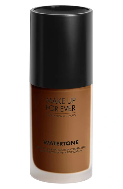 Make Up For Ever Watertone Skin-perfecting Tint Foundation Y540 1.35 oz / 40 ml In Dark Brown
