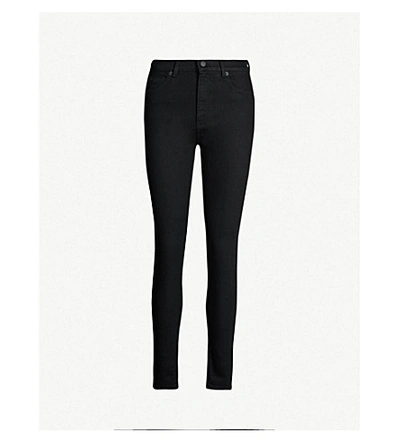 Whistles Skinny Mid-rise Jeans In Black