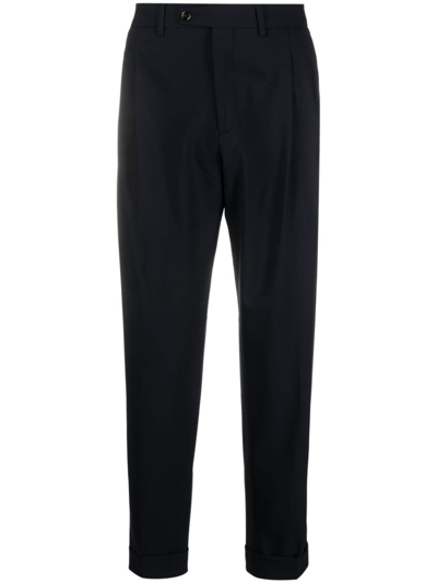 Dell'oglio Cropped Tailored Trousers In Blue