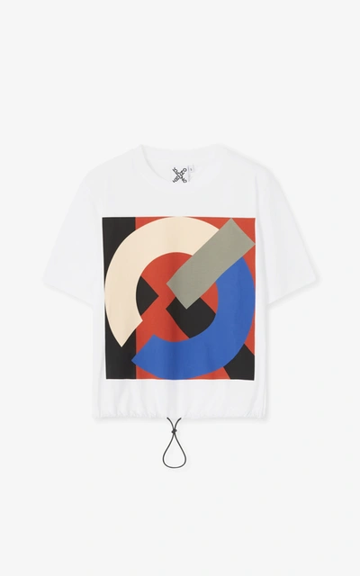 Kenzo Loose Sport T-shirt In White
