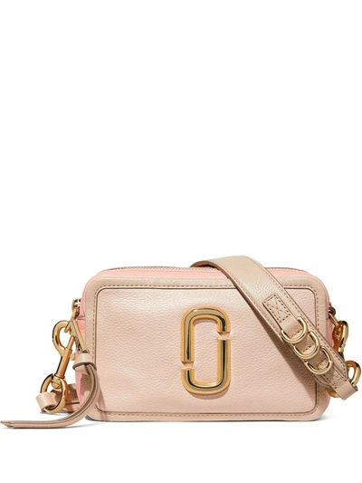 The softshot leather crossbody bag Marc Jacobs Beige in Leather