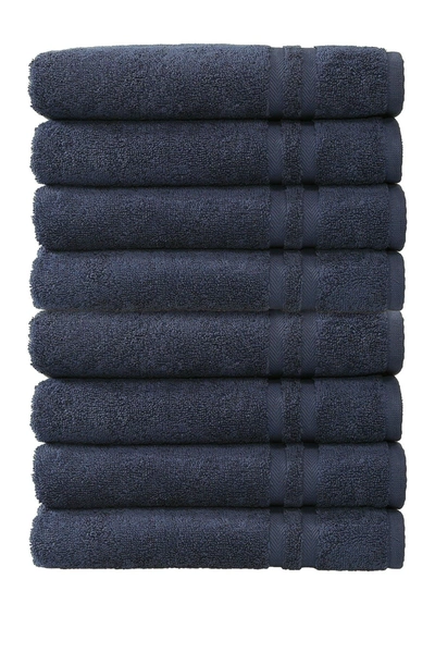 Linum Home Denzi Hand Towels In Twilight Blue
