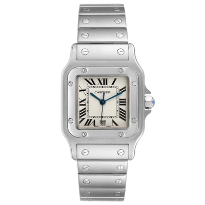 Cartier Santos Galbee Stainless Steel Mens Watch W20060d6 In Not Applicable