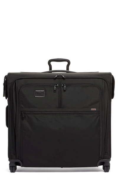 Tumi Alpha 3 Extended Trip 4 Wheeled Garment Bag In Black