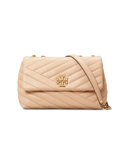 Tory Burch Kira Small Chevron Leather Shoulder Bag In Devon Sand | ModeSens