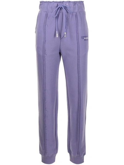 Ader Error Purple Duct Tape Lounge Pants In Violett