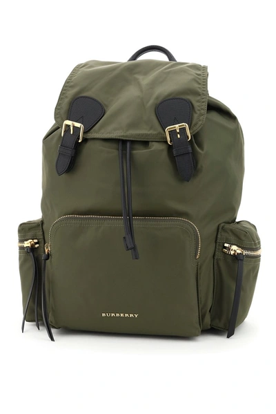 Burberry The Rucksack Large Nylon Backpack In Multi-colored