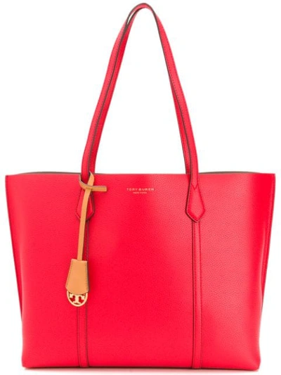 Tory Burch Perry Triple-compartment Tote In Red
