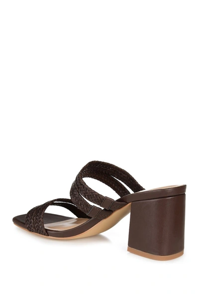 Journee Collection Journee Natia Strappy Block Heel Sandal In Brown