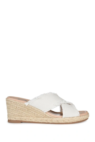 Journee Collection Journee Shanni Slip-on Espadrille Wedge Sandal In Grey