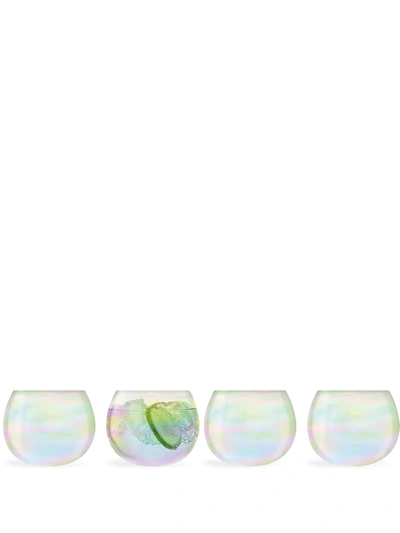 Lsa International Bubble Rocking Tumblers Set In Neutrals