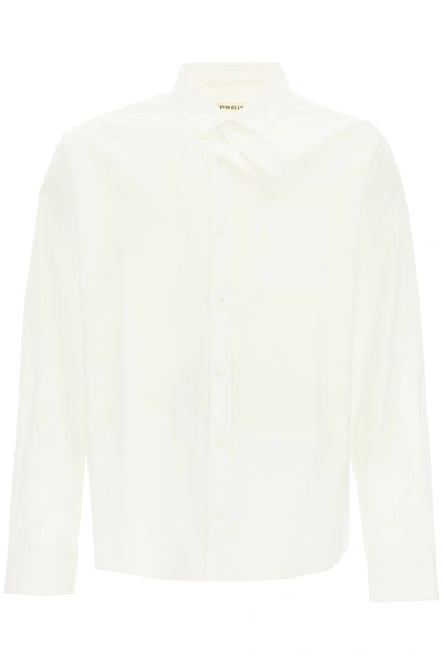 Y/project Asymmetric Shirt In White