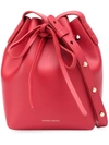 Mansur Gavriel Mini Mini Shoulder Bag In Red