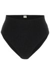 Totême Toteme High-waisted Bikini Bottom In Schwarz