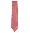 Brioni Flower Tie Silk Tie In Red