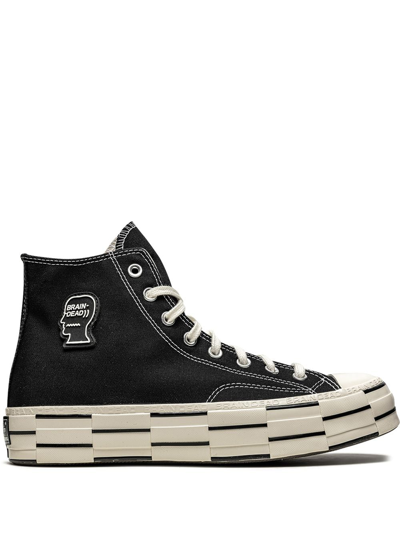 Converse X Brain Dead Chuck 70 High Sneakers In Black
