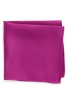 Nordstrom Men's Shop King Twill Silk Pocket Square In Purple