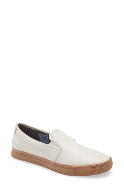 Sorel Caribou Waterproof Slip-on Sneaker In White