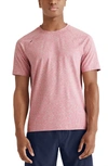 Rhone Reign Training T-shirt In Pink Space Dye