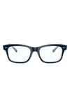 Ray Ban 54mm Optical Glasses In Blue
