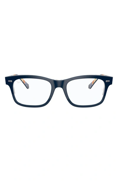 Ray Ban 54mm Optical Glasses In Blue