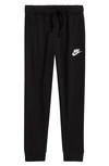 Nike Sportswear Kids' Jersey Joggers (little Boy) In Black