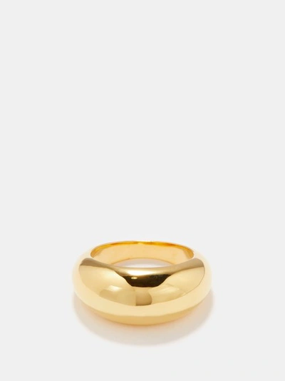 Daphine Oli Bulge-curved Ring In Gold