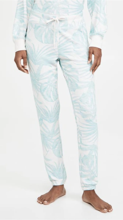 Z Supply Ava Palm Joggers In Pink Mist