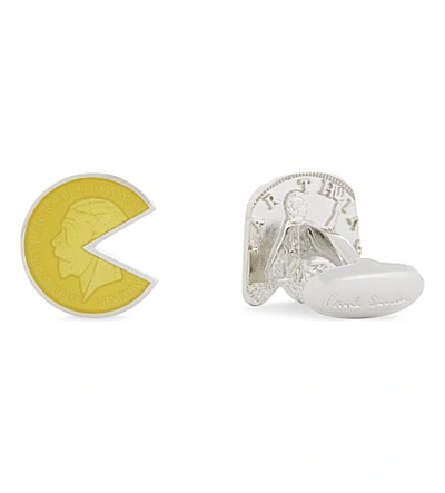 Paul Smith Pac-man Cufflinks In Silver