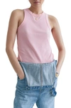 Madewell Brightside Tank Top In Rose Petal