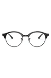 Ray Ban 4246v 49mm Optical Glasses In Top Black