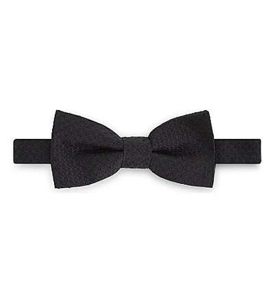 Dsquared2 Jacquard Bow Tie In Black
