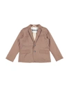 Touriste Kids' Suit Jackets In Khaki