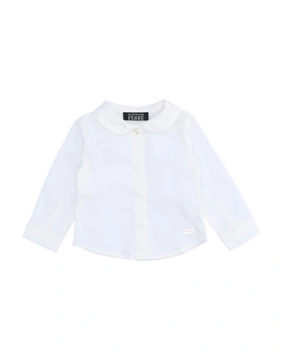 Gianfranco Ferre Kids' Shirts In White