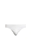 Hanro Stretch-cotton Briefs, Set Of Two In White