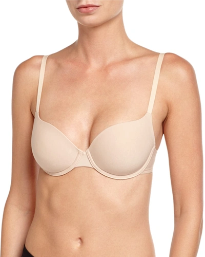 Hanro Cotton Sensation T-shirt Bra In Skin