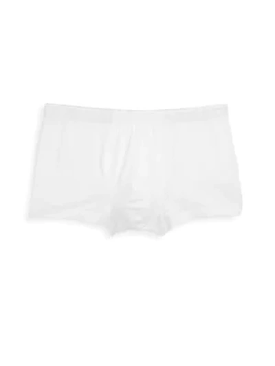 Hanro Sea Island Cotton Cotton Boxer Briefs In White