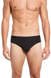 Hanro Cotton Sporty Three-quarter Briefs In Black