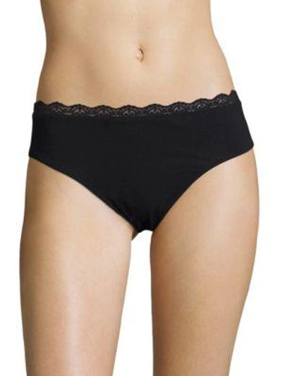 Hanro Maja Hi-cut Brief In Black