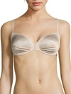 Hanro Satin Deluxe Underwire Bra In Natural