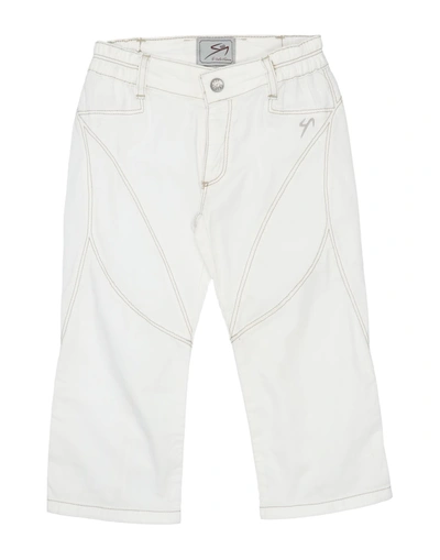9.2 By Carlo Chionna Kids' Casual Pants In White