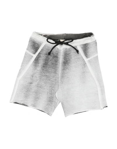 Mapero Kids' Maperō Newborn Boy Shorts & Bermuda Shorts Light Grey Size 3 Cotton, Elastane