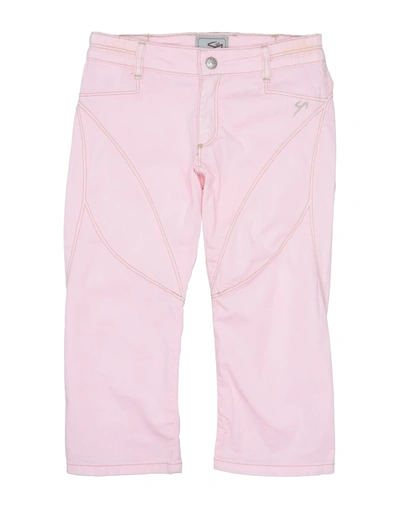 9.2 By Carlo Chionna Kids' Casual Pants In Pink