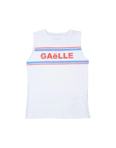 Gaelle Paris Kids' T-shirts In White