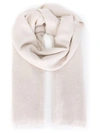 Brunello Cucinelli Cashmere Striped Frayed Shawl In Gold