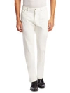 Brunello Cucinelli Five-pocket Skinny Jeans In Off White