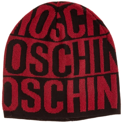 Moschino Women's Beanie Hat In Rosso