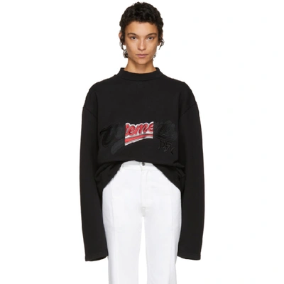 Vetements Bro Embroidered Sweatshirt In Black