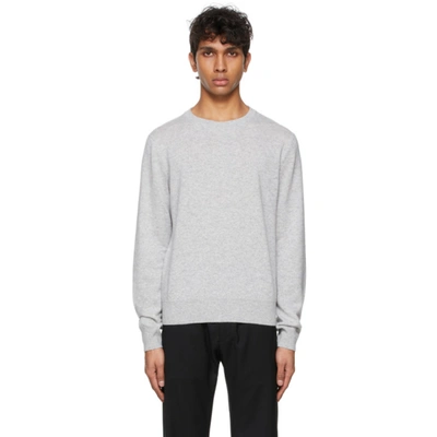 The Row Grey Benji Sweater In Greymelange