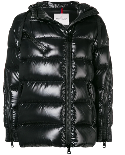 Moncler Black Puffer Jacket, Brand Size 2 (medium)